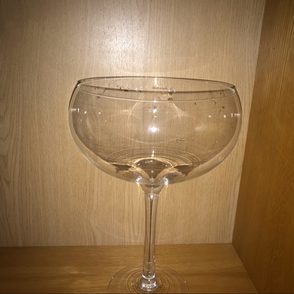 New Tall Glass Compote 22 1/2” Tall 7 7/8” Rim - Picture 6 of 16